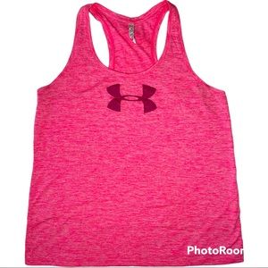 Under Armour Tank, XL, 2 tone pink
